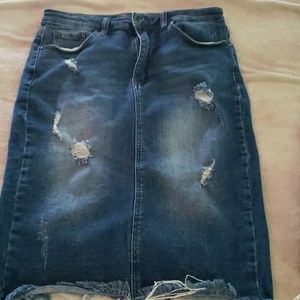 Jean skirt
